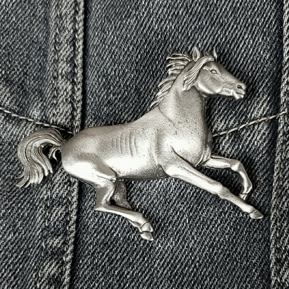 Vintage JJ Horse Pin/Brooch (Large)